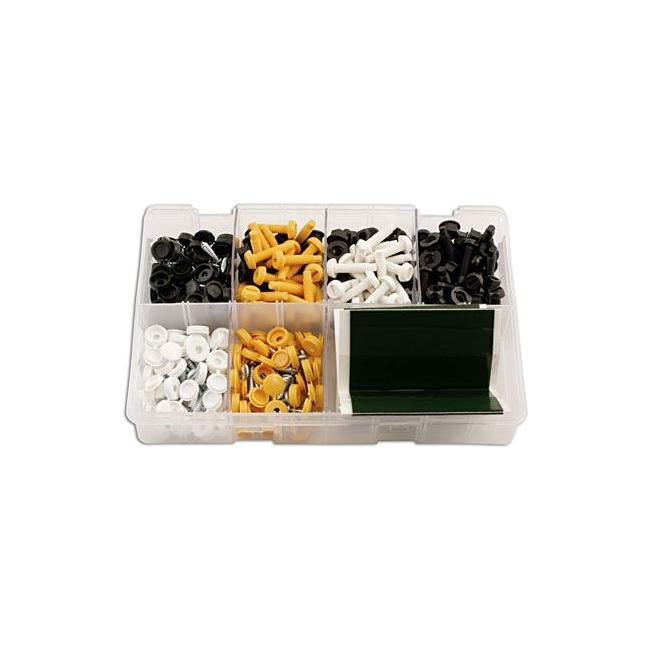 Connect Number Plate Fixings & Pads Assortment 320pc 31886 Tool Connection - Town Tools 