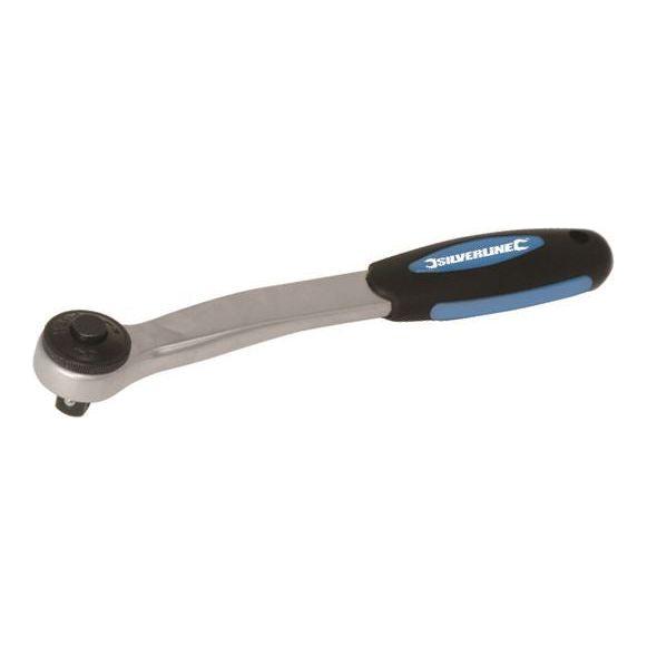 Silverline Heavy Duty Ratchet Handle 1/2" / 250mm Silverline - Town Tools 