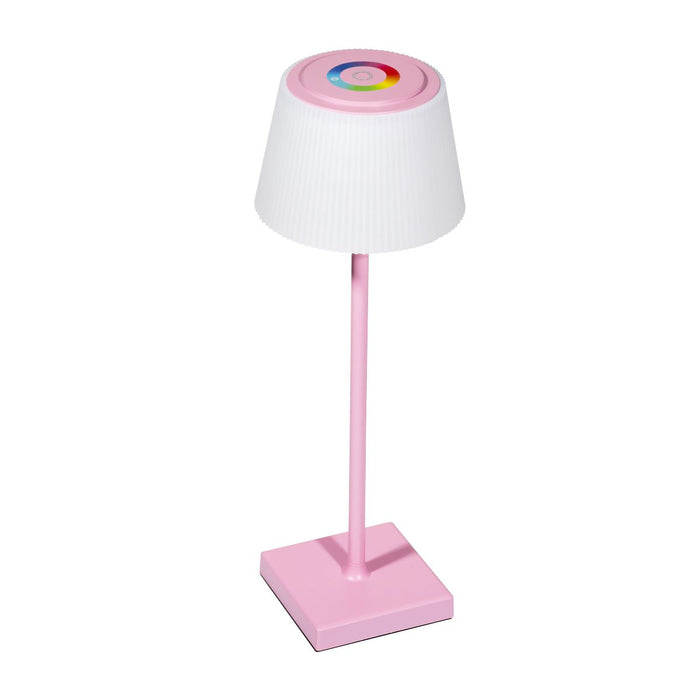 Dellonda Rechargeable Table Lamp for Home Office Restaurant RGB Colours