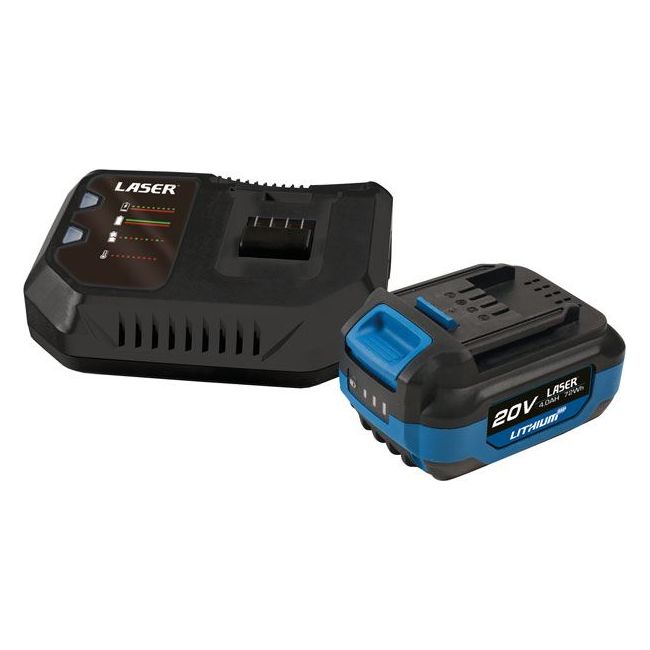 Laser 20V 4.0Ah Li-ion Battery 'One Battery Powers All' 8007 Laser - Town Tools 