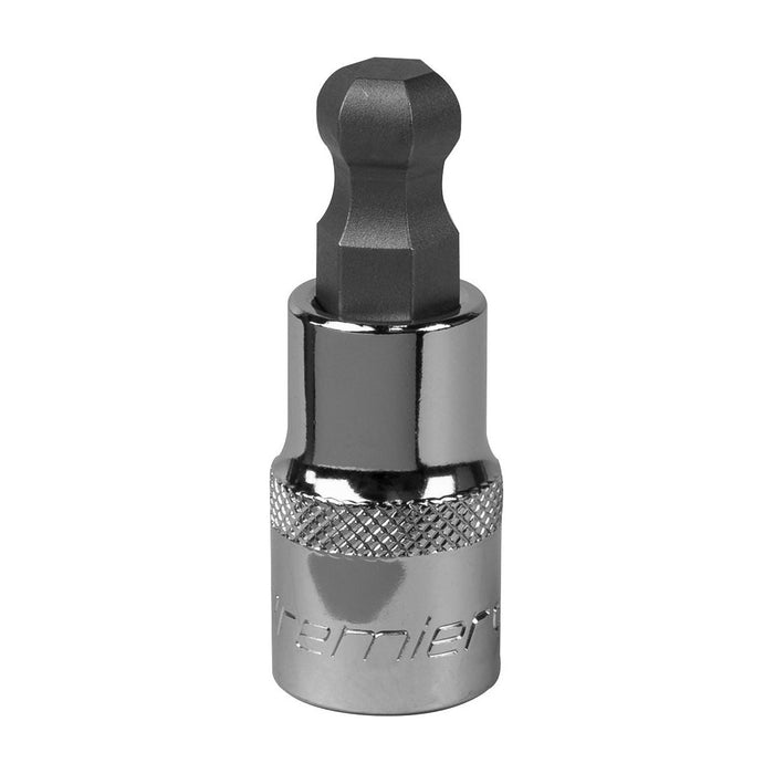 Sealey Ball-End Hex Socket Bit 12mm 1/2"Sq Drive SBBH010 Sealey - Town Tools 