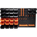 Black+Decker Tool Board With Storage Bins And Hooks 98 X 23 X 43Cm 43 Pieces Tool Wall Organizer Black+Decker - Town Tools 