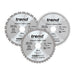 Trend CraftPro Saw Blade 190 x 30mm x 24T/40T/60T (Pack 3) Trend - Town Tools