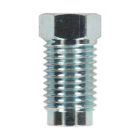 Sealey Brake Pipe Nut 7/16"UNF x 20tpi Male 1/4" Pipe SAE Form Pack of 10