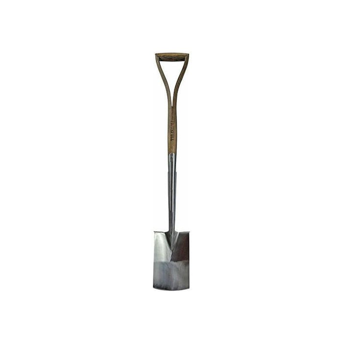 Faithfull Prestige Stainless Steel Border Spade Ash Handle Faithfull - Town Tools