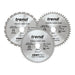 Trend CraftPro Mitre Saw Blade 216 x 30mm x 24T/48T/60T (Pack 3) Trend - Town Tools
