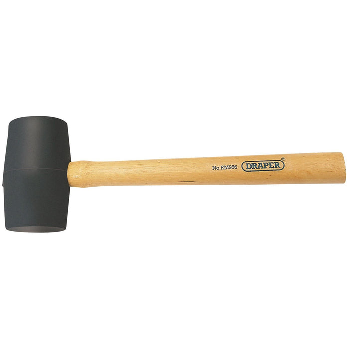 Draper Rubber Mallet With Hardwood Shaft, 410g/14.5oz 51095 Draper - Town Tools 