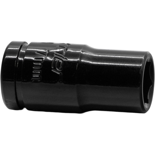 Sealey 1/4"Dr Coloured Socket 7mm (Black)