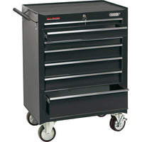Draper Roller Tool Cabinet, 7 Drawer, 26", Black 35743