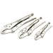 Draper Curved Jaw Self Grip Pliers Set (3 Piece) 14040 Draper - Town Tools 