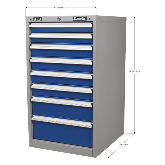 Sealey Industrial Cabinet 8 Drawer API5658 Sealey - Town Tools 