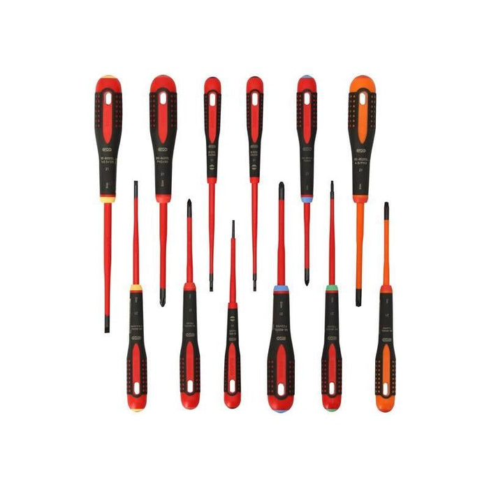 Bahco BE-9878SL ERGO™ Slim VDE Insulated Screwdriver Set, 12 Piece Bahco - Town Tools
