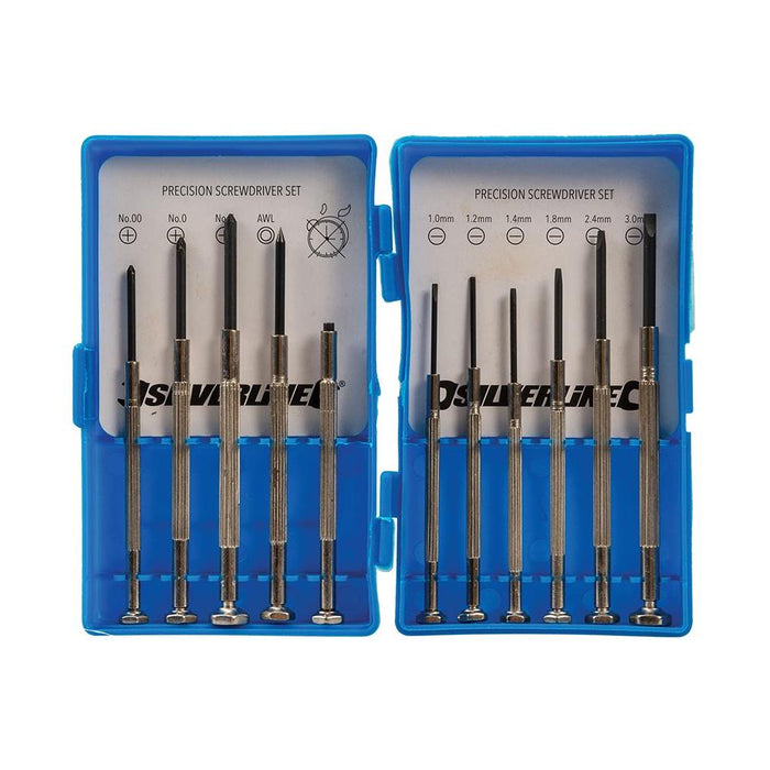 Silverline Jewellers Screwdriver Set 11pce 11pce Silverline - Town Tools 