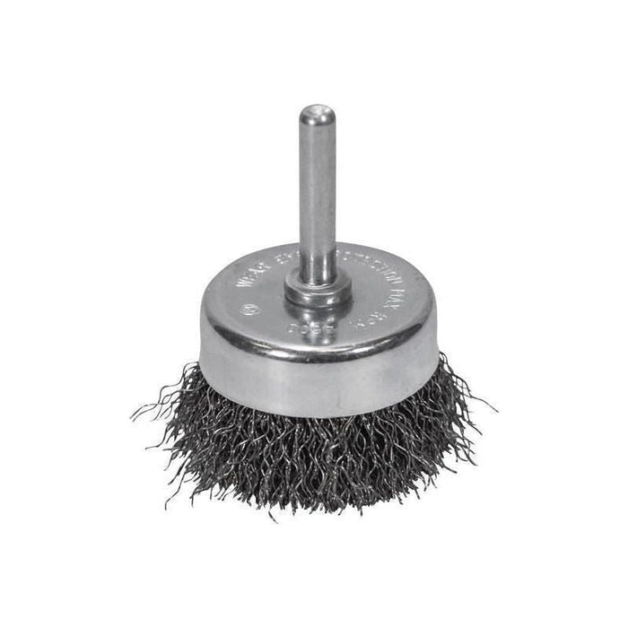 Faithfull Wire Cup Brush 50mm x 6mm Shank, 0.30mm Wire Faithfull - Town Tools