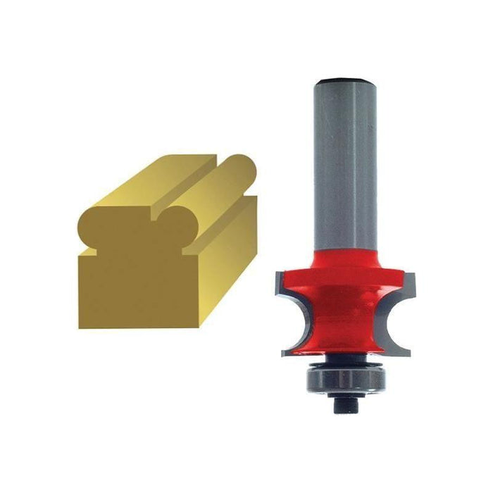 Faithfull Router Bit TCT 3.2mm Corner Bead 1/4in Shank Faithfull - Town Tools
