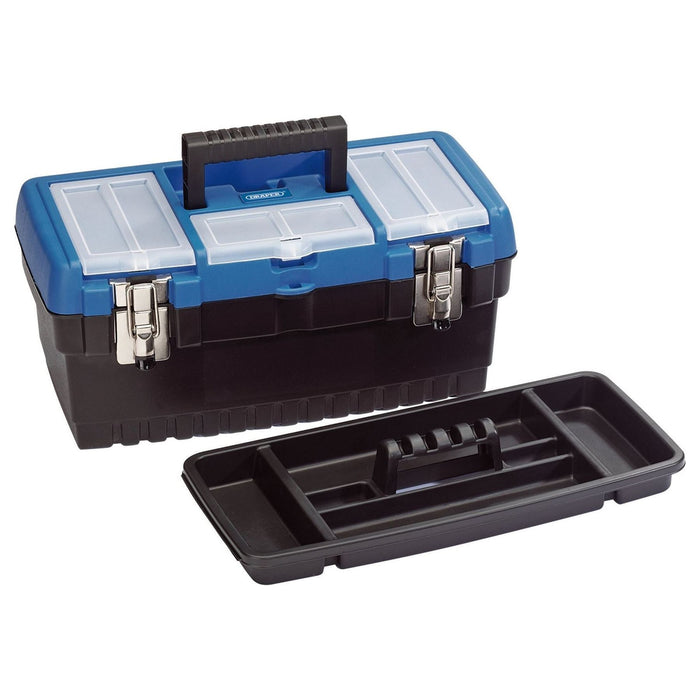 Draper Tool Organiser Box with Tote Tray, 413mm 53878 Draper - Town Tools 