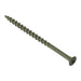Forgefix Decking Screw Pozi Compatible ST Green Anti-Corrosion 4.5 x 75mm Tub 1000 ForgeFix - Town Tools