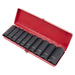Sealey Premier Premier Deep Impact Socket Set 1/2"Sq Drive 10pc AK58/11M Sealey Premier - Town Tools 