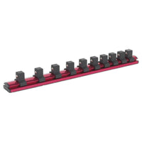 Sealey Socket Retaining Rail Magnetic 1/2"Sq Drive 10 Clips AK27084
