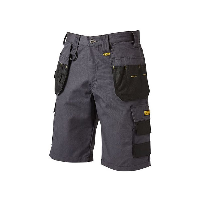 Dewalt Power Tools Cheverley Lightweight Grey Polycotton Shorts Waist 30in DeWALT Power Tools - Town Tools