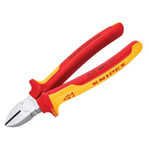 Knipex VDE Diagonal Cutter 180mm Knipex - Town Tools