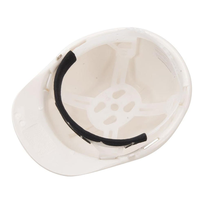 Silverline Safety Hard Hat White Silverline - Town Tools 