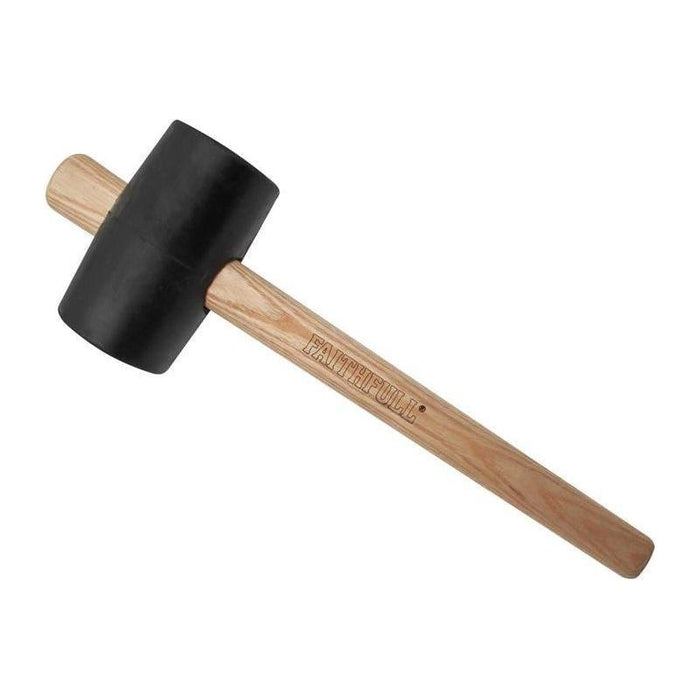 Faithfull FSC Black Rubber Mallet 16oz Faithfull - Town Tools