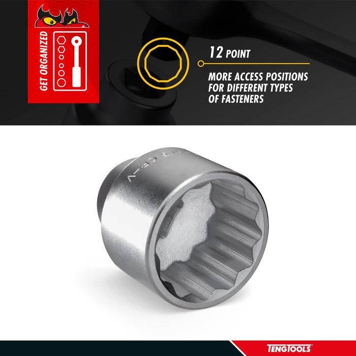 Teng Tools 3/4" Socket 12 pt AF 1-1/16" Teng Tools - Town Tools 