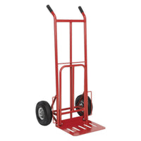 Sealey Sack Truck with Pneumatic Tyres & Folding 250kg Capacity CST990
