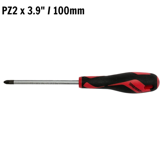 Teng Tools PZ Screwdriver PZ2 x 100mm M Teng Tools - Town Tools 