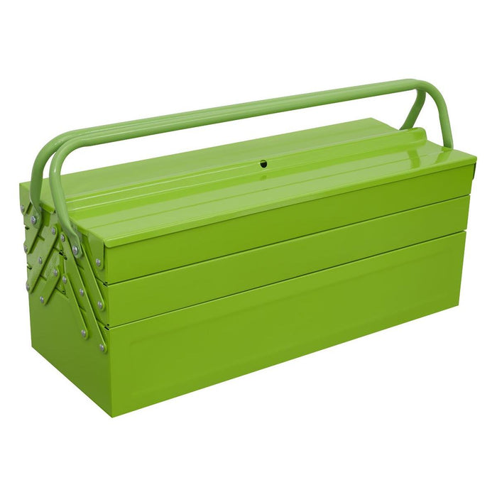 Sealey Cantilever Toolbox 4 Tray 530mm Hi-Vis Green AP521HV Sealey - Town Tools 