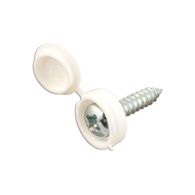 Connect Self Tapping Screws 8 x 3/4" White Cap 100pc 31538 Tool Connection - Town Tools 