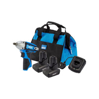 Draper 12V Impact Wrench Kit, 2 x 4.0Ah, 1 x Fast Charger, 1 x Tool Bag