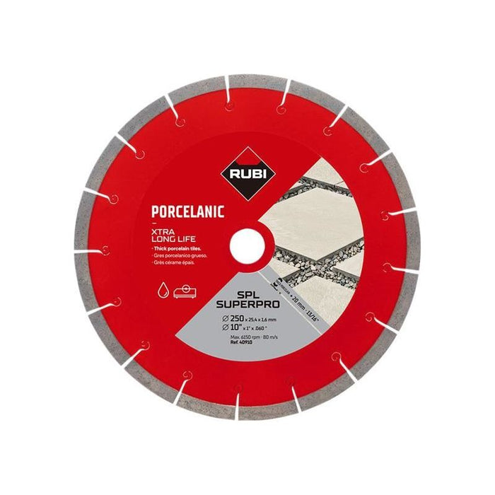 Rubi Tiling Tools SPL 250 EXT SUPERPRO Diamond Blade 250mm RUBI TILING TOOLS - Town Tools