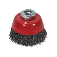 Faithfull Wire Cup Brush 60mm M14x2, 0.30mm Steel Wire