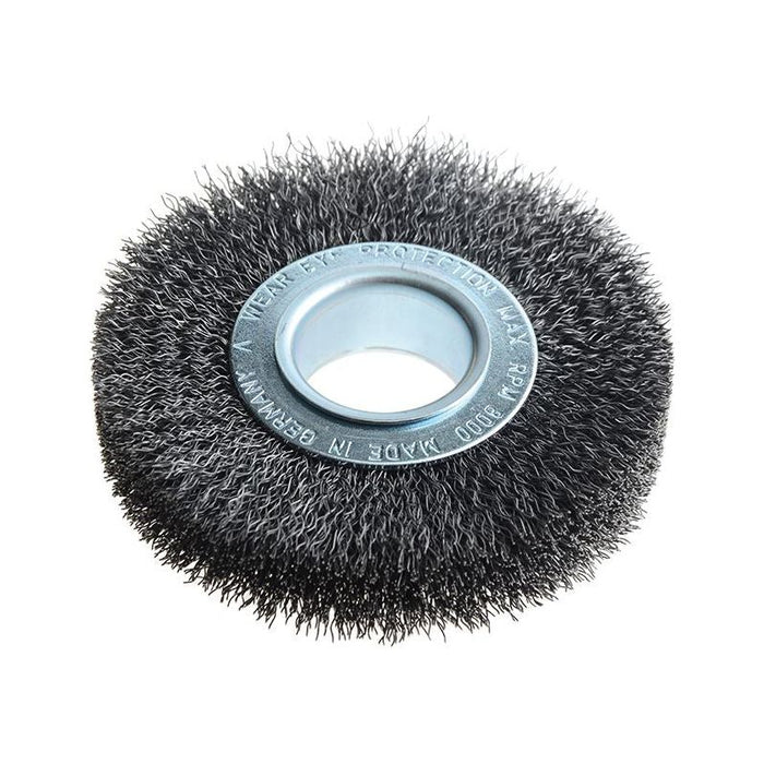 Lessmann Wheel Brush D100mm x W20-22 x 30 Bore Steel Wire 0.30 + Adaptors Set 1 Lessmann - Town Tools