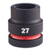 Milwaukee 27Mm 1 Impact Socket Std-1Pc New 4932480408 Milwaukee - Town Tools 