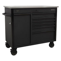 Sealey Mobile Tool Cabinet 1120mm with Power Tool Charging Drawer AP4206BE