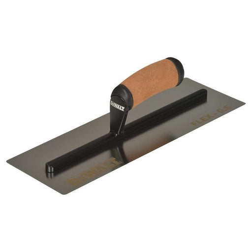 Dewalt Drywall 0.5mm FLEX Stainless Steel Flat Trowel, Leather Handle 14in DEWALT Drywall - Town Tools