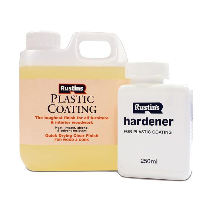 Rustins Plastic Furniture Coating Gloss 1 litre Rustins - Town Tools