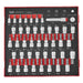 Teng Tools 1/4" & 3/8" Bit Socket Set FOAM2 47 Pieces Teng Tools - Town Tools 