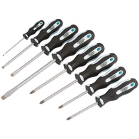 Draper Heavy Duty Soft Grip Screwdriver Set (8 Piece) 63589