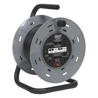 Sealey Cable Reel 25m 4 x 230V 2.5mmï Thermal Trip BCR2525