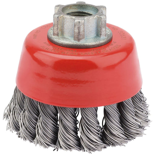 Draper Expert Twist Knot Wire Cup Brush, 60mm, M14 52631 Draper - Town Tools 