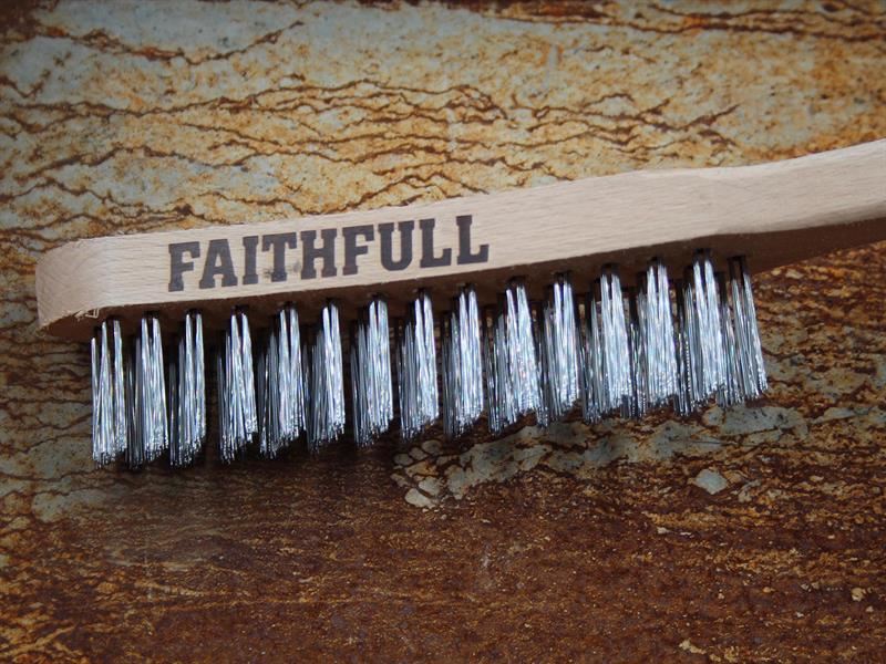 Faithfull Heavy-Duty Scratch Brush, Three Row Faithfull - Town Tools