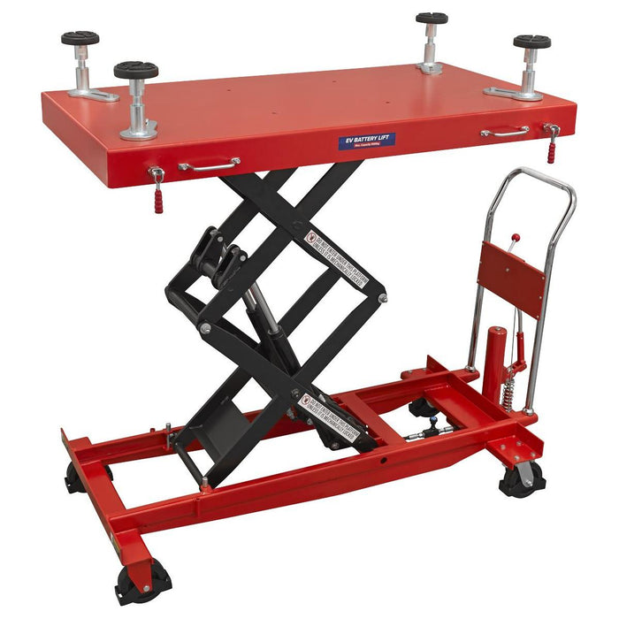 Sealey High Lift EV Battery Lift/Hydraulic Platform Truck 1000kg Capacity Sealey - Town Tools 