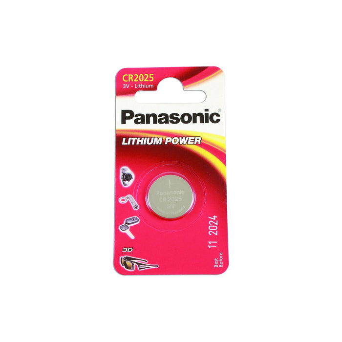 Connect Panasonic Coin Cell Battery CR2025 1pc 36908 Tool Connection - Town Tools 