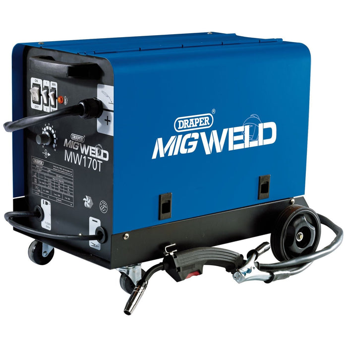 Draper Gas/Gasless MIG Welder, 160A 71095 Draper - Town Tools 