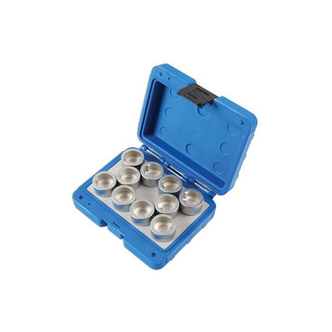 Laser Locking Wheel Nut Key Set 10pc - for Land Rover 6859 Laser - Town Tools 