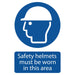 Draper Safety Helmet Must Be Worn 72869 Draper - Town Tools 